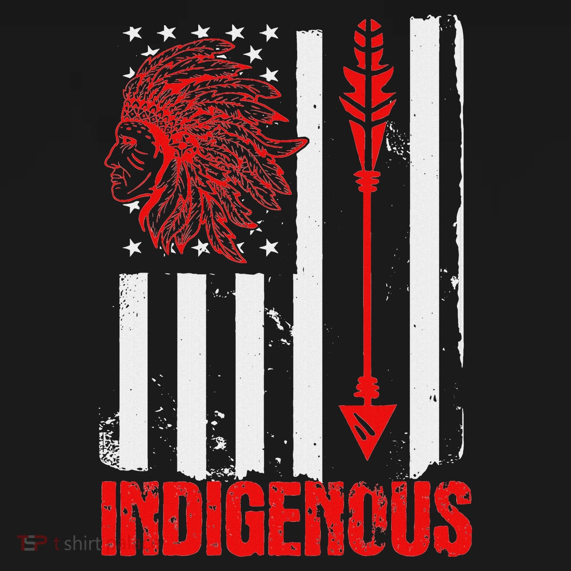 Native American Flag Doggie Tank