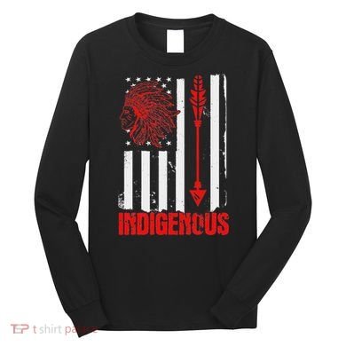 Native American Flag Long Sleeve Shirt