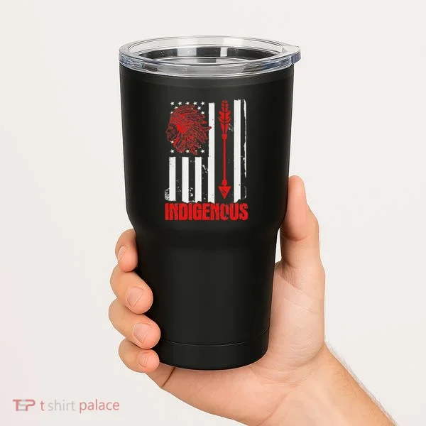 Native American Flag Tumbler