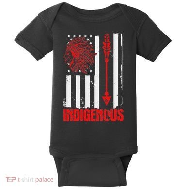 Native American Flag Baby Bodysuit