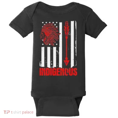Native American Flag Baby Bodysuit