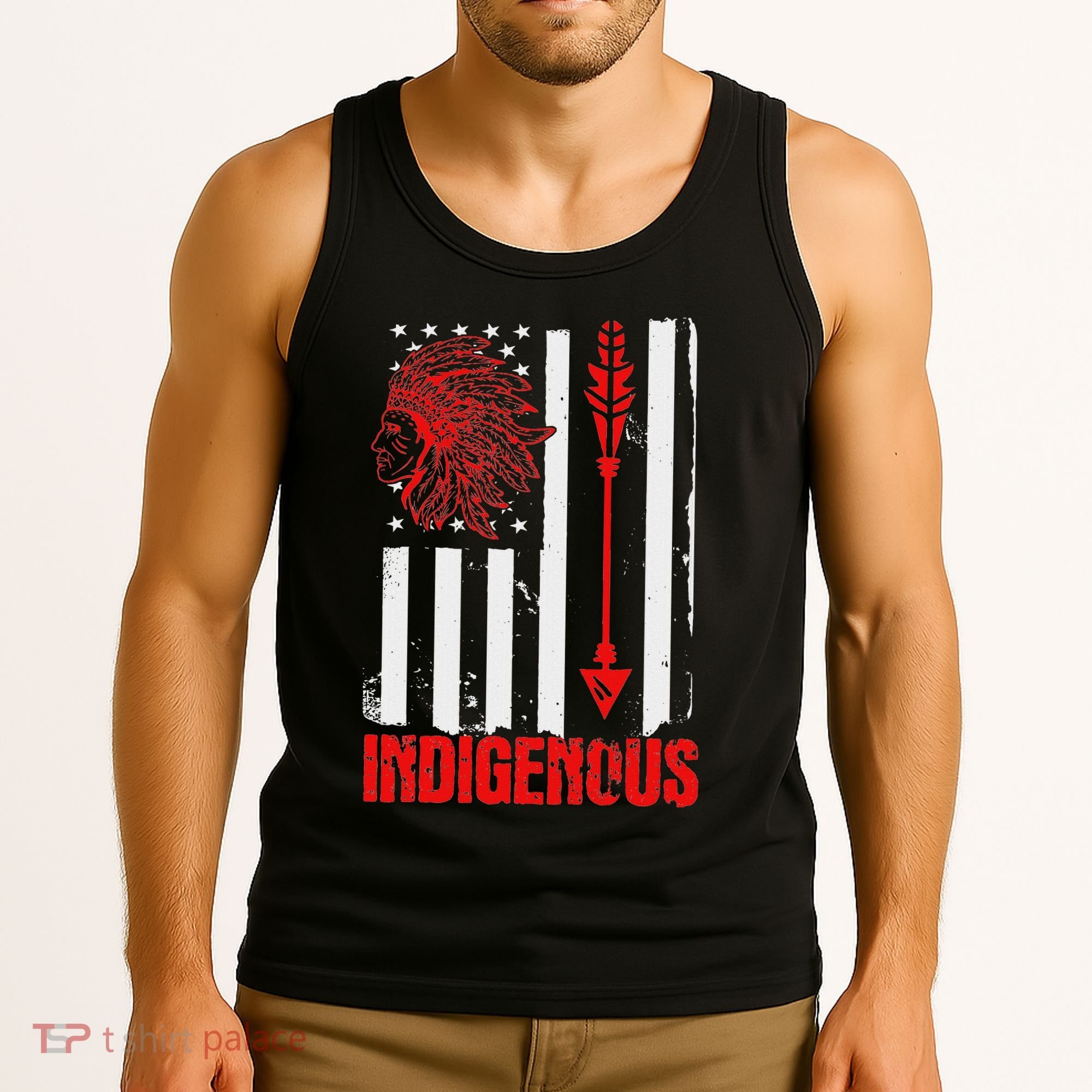 Native American Flag Tank Top