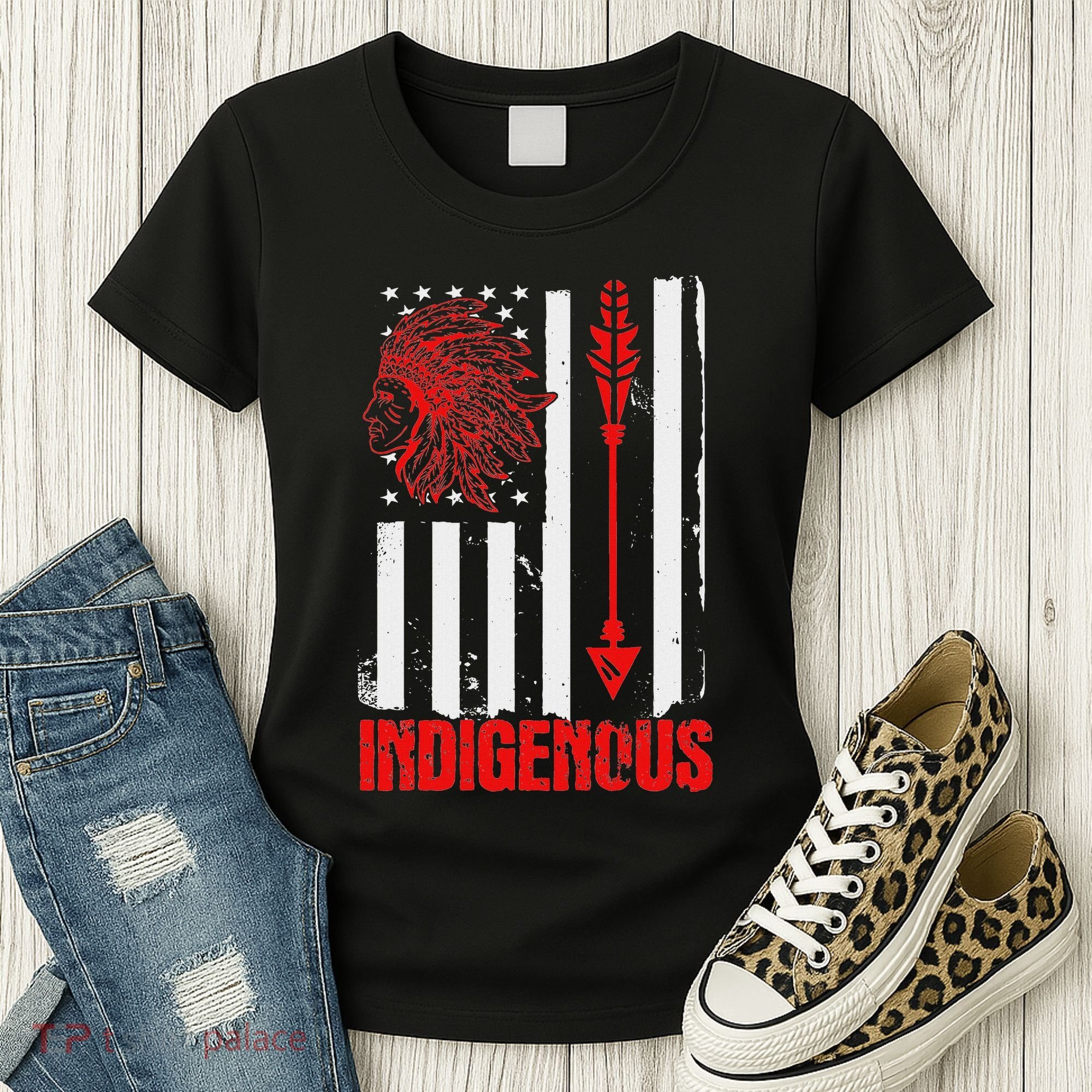 Native American Flag Women's T-Shirt