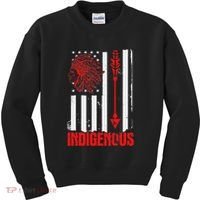 Native American Flag Kids Sweatshirt thumb 0