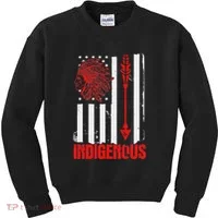Native American Flag Kids Sweatshirt thumb 0