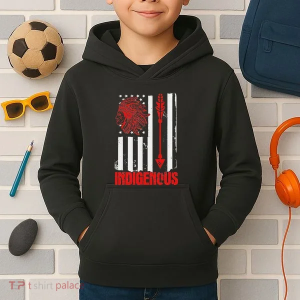 Native American Flag Kids Hoodie