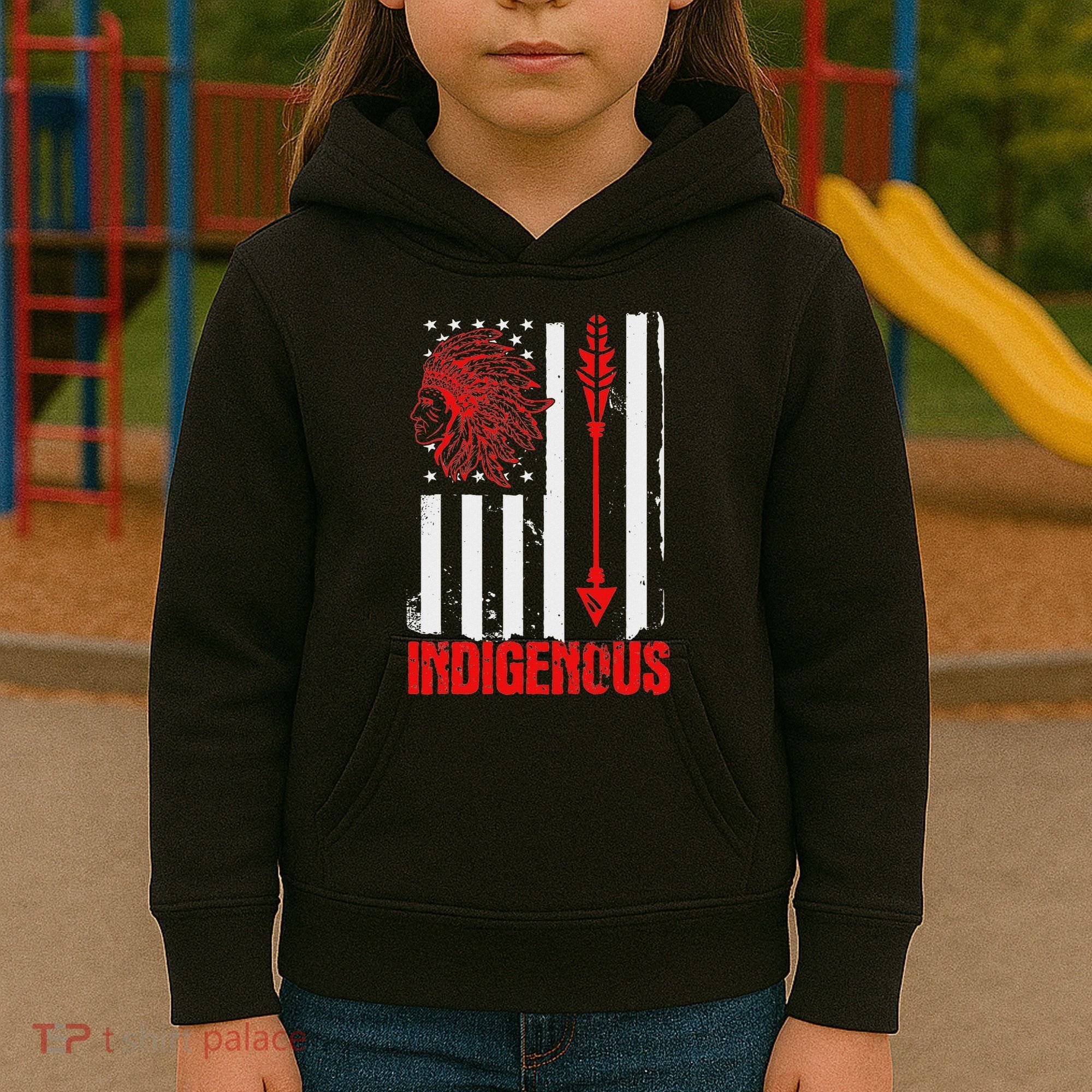 Native American Flag Kids Hoodie