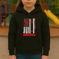 Native American Flag Kids Hoodie thumb 3