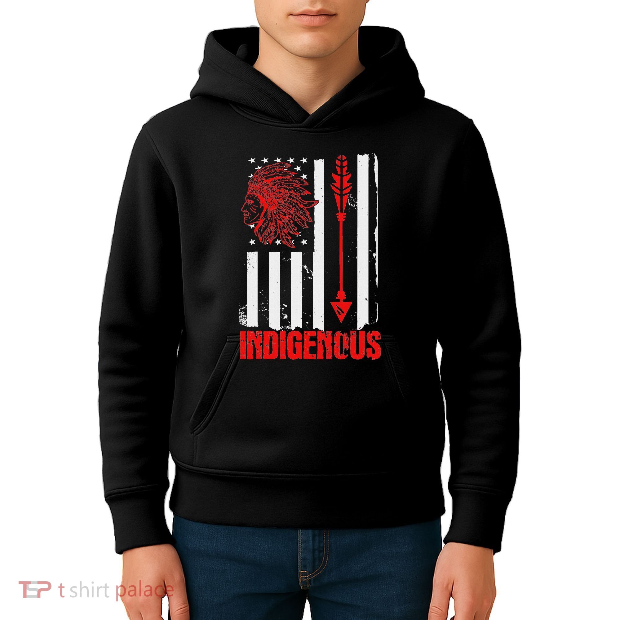 Native American Flag Kids Hoodie