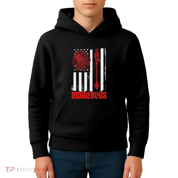 Native American Flag Kids Hoodie