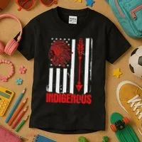 Native American Flag Kids T-Shirt thumb 3