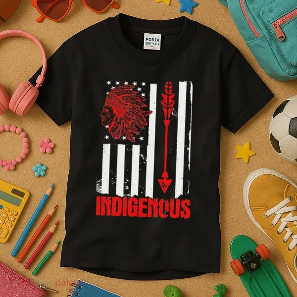 Native American Flag Kids T-Shirt