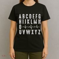 Nurse AbcS Funny Pqrst Ecg Heart Rhythm T-Shirt thumb 4