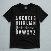 Nurse AbcS Funny Pqrst Ecg Heart Rhythm T-Shirt thumb 5
