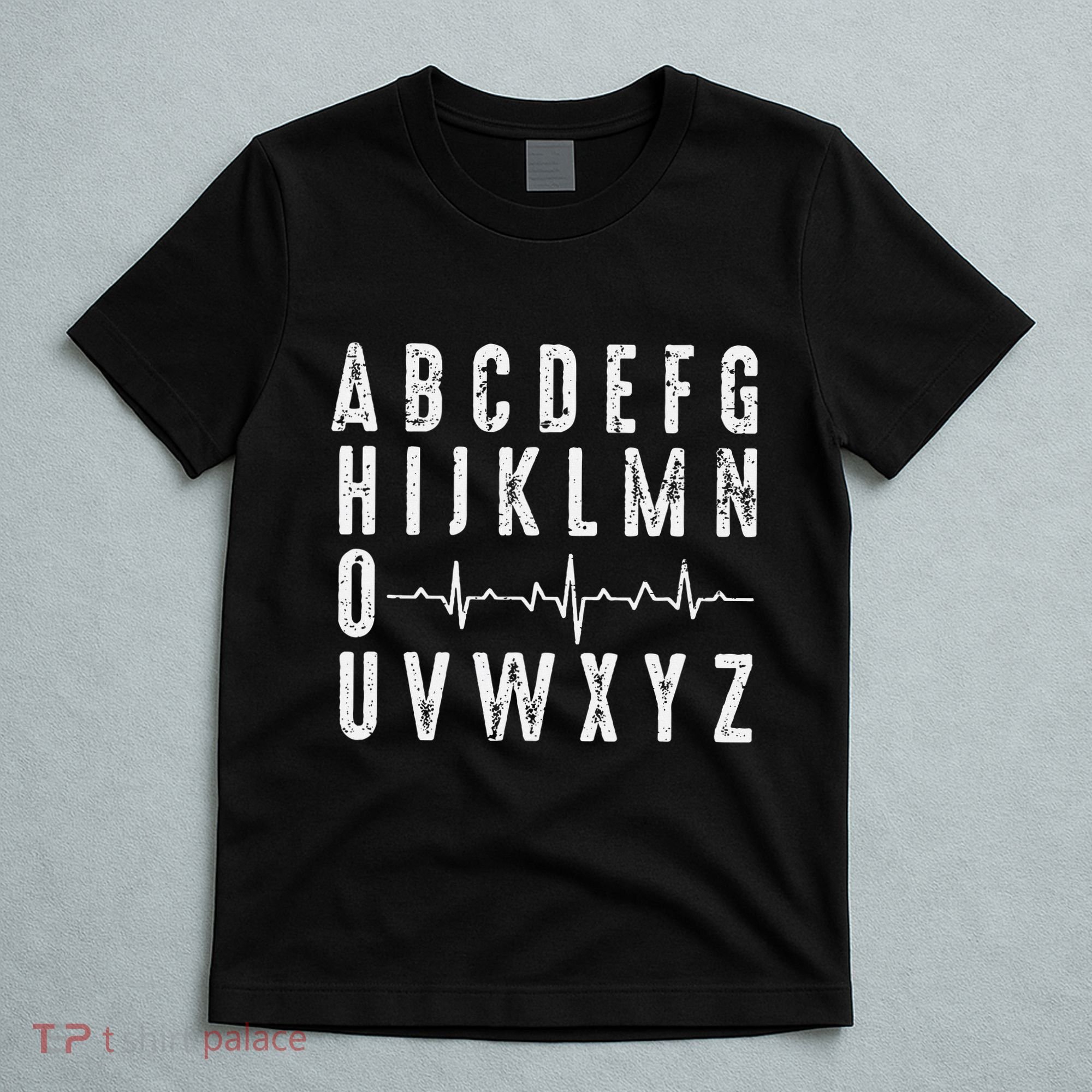 Nurse AbcS Funny Pqrst Ecg Heart Rhythm T-Shirt