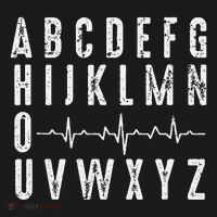 Nurse AbcS Funny Pqrst Ecg Heart Rhythm Mousepad thumb 1