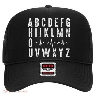 Nurse AbcS Funny Pqrst Ecg Heart Rhythm Hat