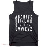 Nurse AbcS Funny Pqrst Ecg Heart Rhythm Tank Top thumb 0