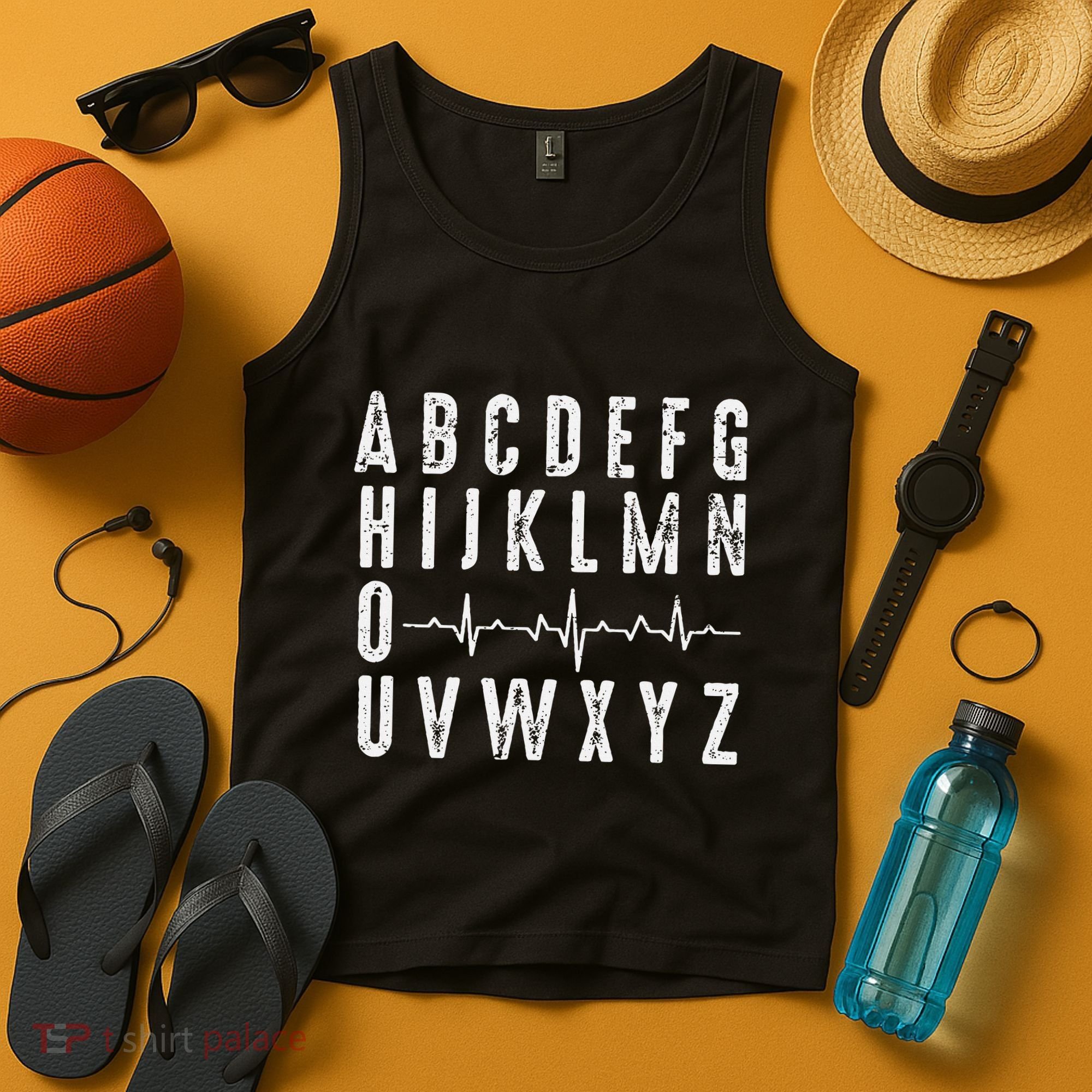 Nurse AbcS Funny Pqrst Ecg Heart Rhythm Tank Top