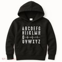 Nurse AbcS Funny Pqrst Ecg Heart Rhythm Kids Hoodie thumb 0