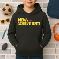 New Achievement Funny Gift Kids Hoodie thumb 2