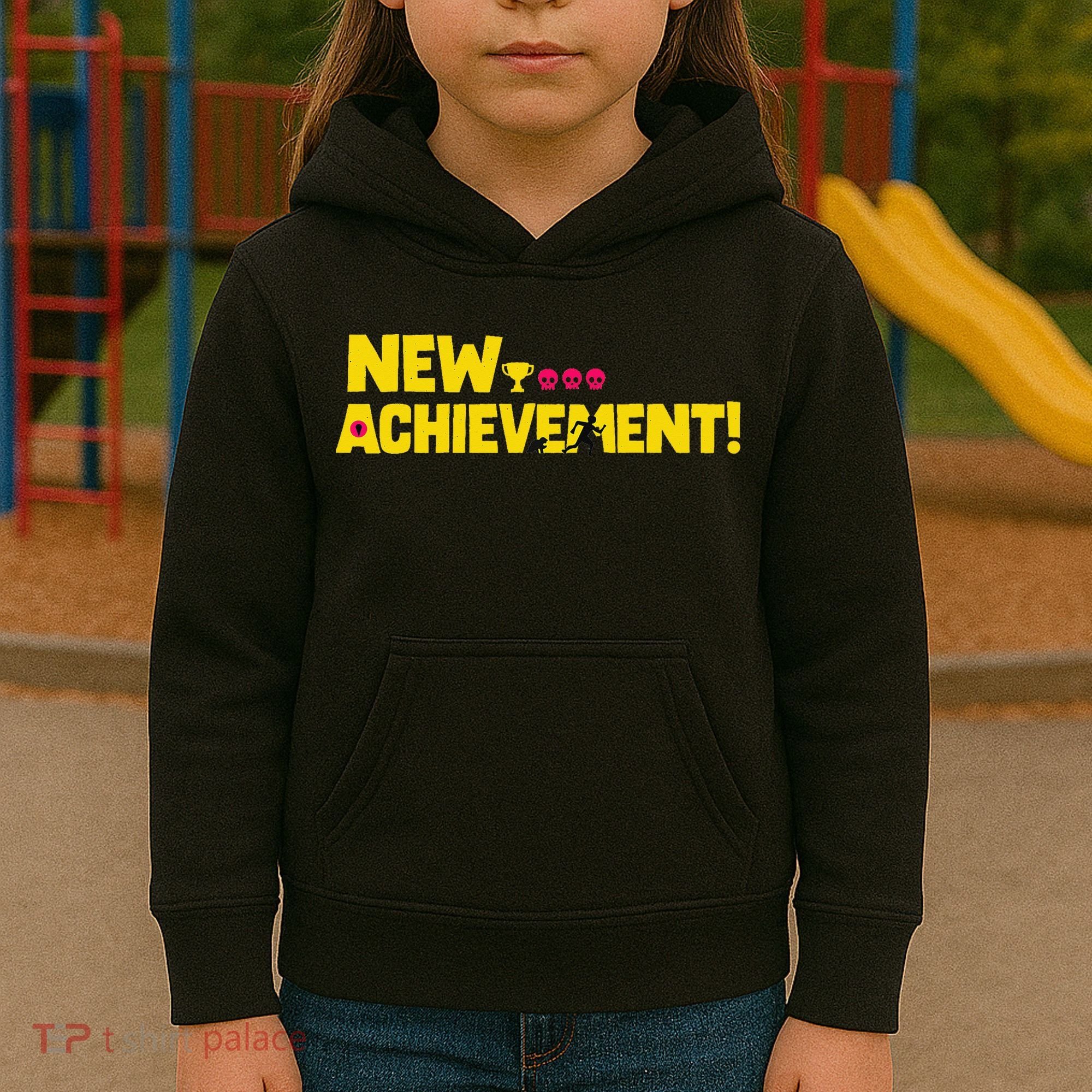 New Achievement Funny Gift Kids Hoodie