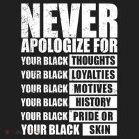 Never Apologize For Your Black Thoughts Black History Month Beanie thumb 2