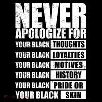 Never Apologize For Your Black Thoughts Black History Month Women's Hoodie thumb 2