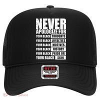 Never Apologize For Your Black Thoughts Black History Month Hat thumb 0