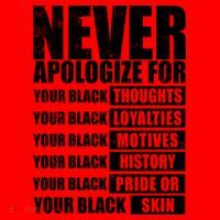 Never Apologize For Your Black Thoughts Black History Month Santa Hat thumb 1