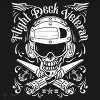 Naval Aviation Flight Deck Veteran Skull Sweatshirt thumb 3