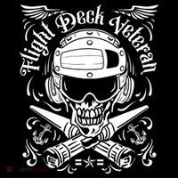 Naval Aviation Flight Deck Veteran Skull Bucket Hat thumb 4