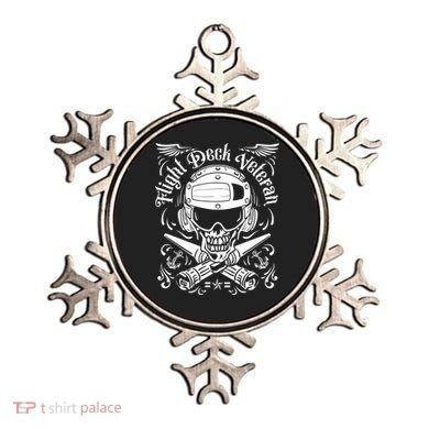 Naval Aviation Flight Deck Veteran Skull Ornament