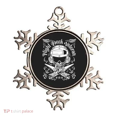 Naval Aviation Flight Deck Veteran Skull Ornament