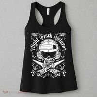 Naval Aviation Flight Deck Veteran Skull Women's Tank Top thumb 3