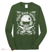 Naval Aviation Flight Deck Veteran Skull Long Sleeve Shirt thumb 0
