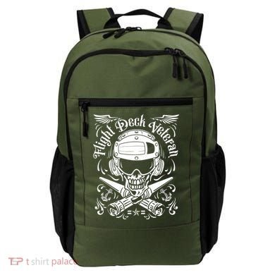 Naval Aviation Flight Deck Veteran Skull Backpack