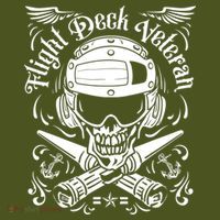 Naval Aviation Flight Deck Veteran Skull Backpack thumb 2