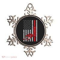 Nurse American Flag Nurses Stethoscope Nurse Day Ornament thumb 0
