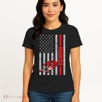 Nurse American Flag Nurses Stethoscope Nurse Day Women's T-Shirt thumb 4