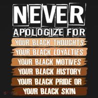 Never Apologize For Your Black History Polo thumb 3