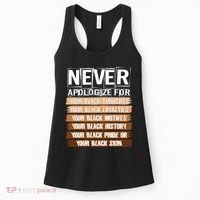 Never Apologize For Your Black History Women's Tank Top thumb 0