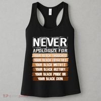 Never Apologize For Your Black History Women's Tank Top thumb 3