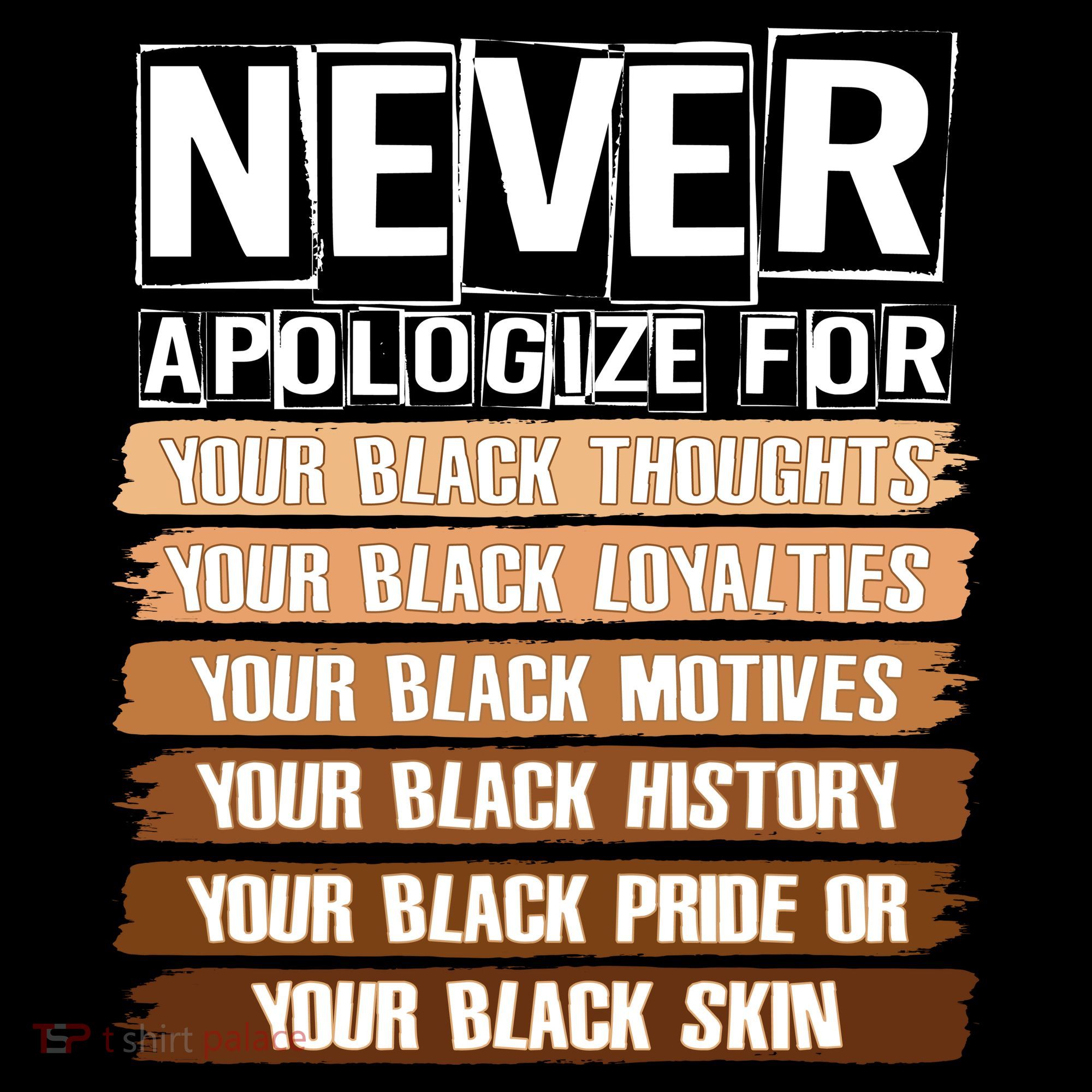 Never Apologize For Your Black History Women's Tank Top