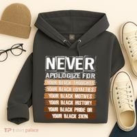 Never Apologize For Your Black History Hoodie thumb 4
