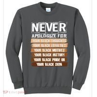 Never Apologize For Your Black History Sweatshirt thumb 0