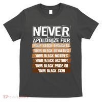 Never Apologize For Your Black History T-Shirt thumb 0
