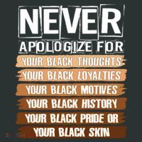 Never Apologize For Your Black History T-Shirt thumb 7