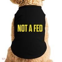 Not A Fed Funny Law Enforcement Doggie Tank thumb 0