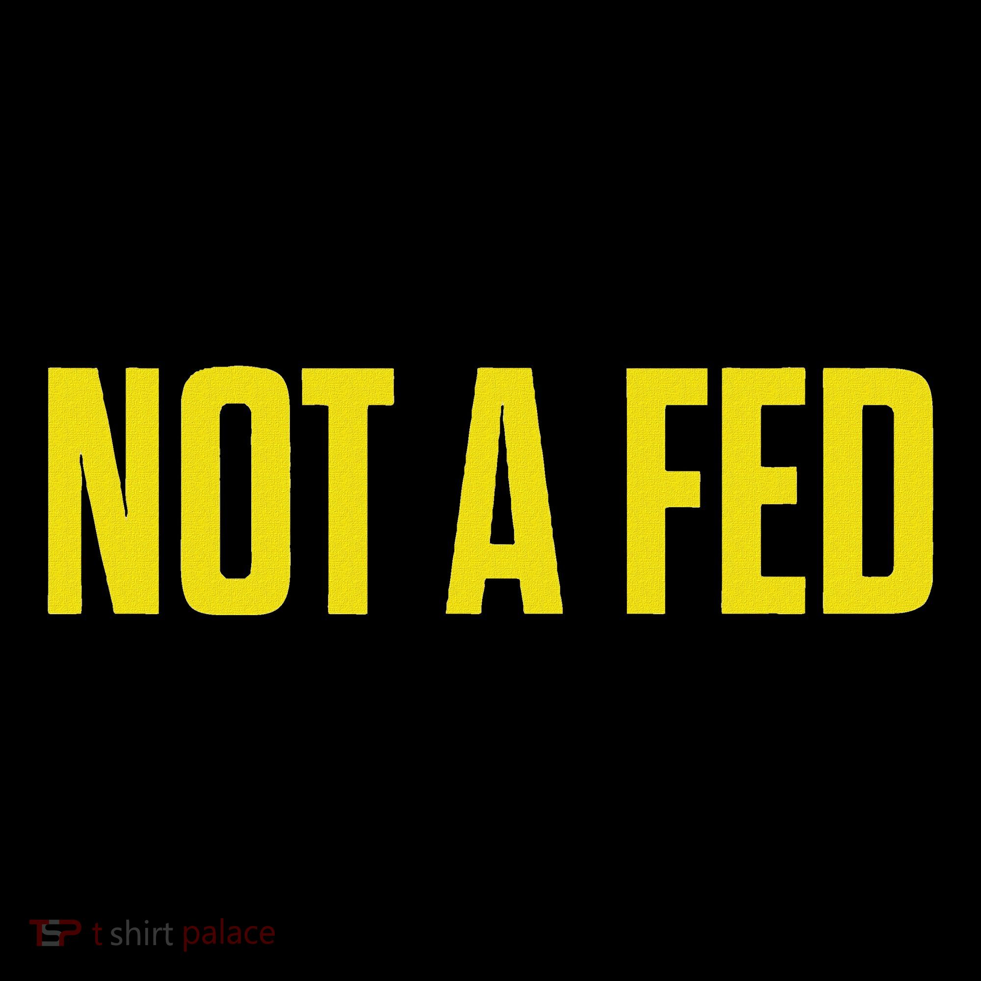 Not A Fed Funny Law Enforcement Ornament